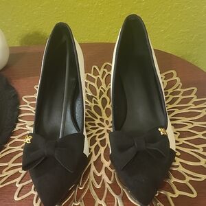 Elegant Black and White Women's Heels